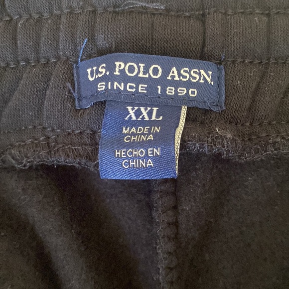 U.S. Polo Assn black jogger/Sweatpants Size XXL. NWT - Picture 8 of 10